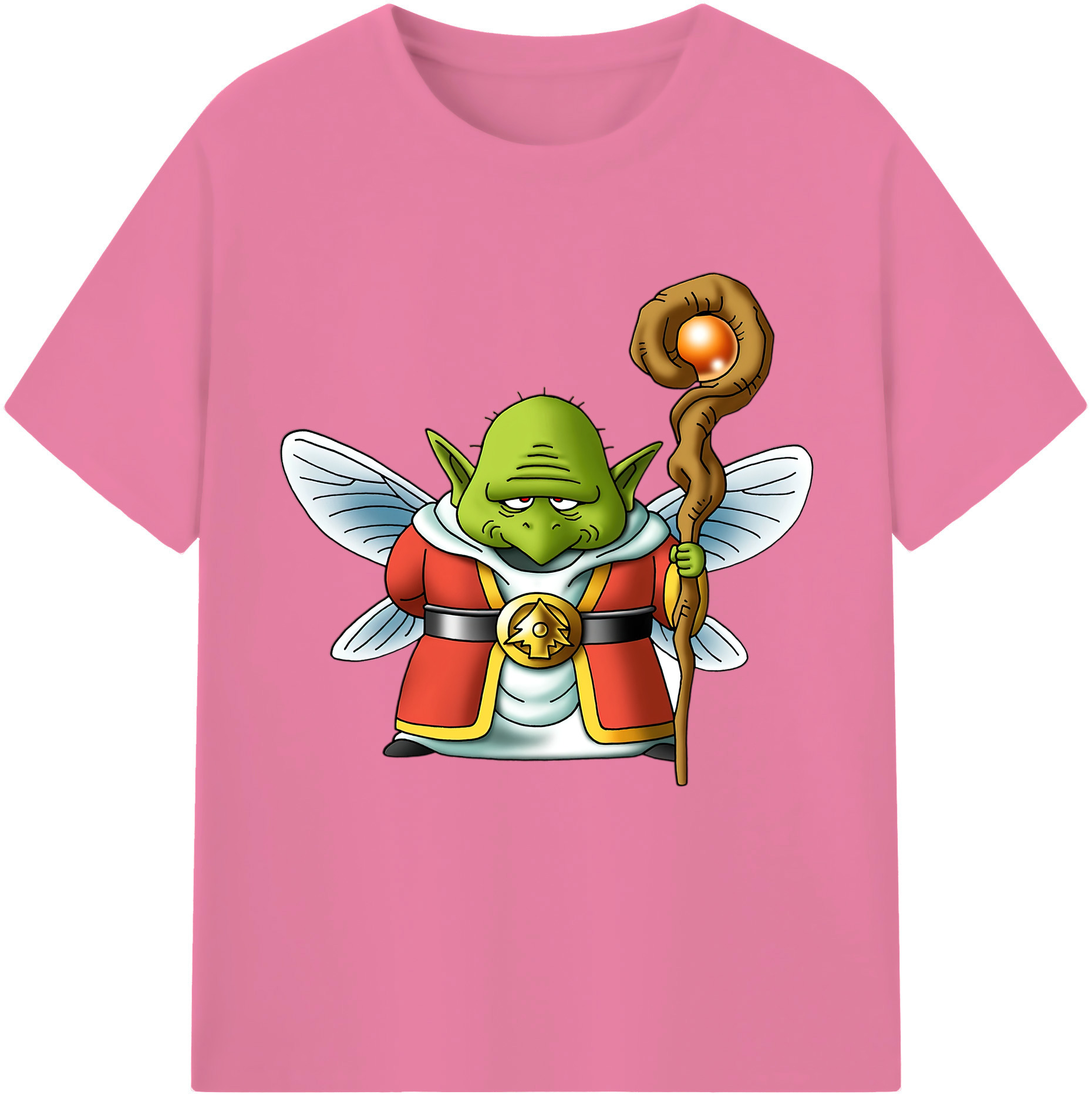 （画像用） ドラゴンクエスト Doragon Kuesuto Dragon Quest 綿100％半袖Tシャツ（フロントプリント）